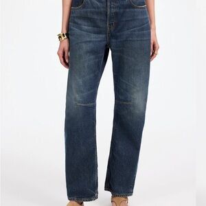 Madewell Women's Darted Barrel-Leg Jeans
